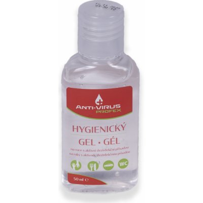 Df Partner Profex Anti-VIRUS hygienický gel na ruce 50 ml – Zboží Mobilmania