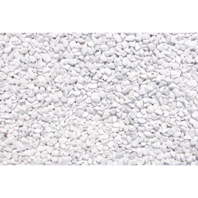 Mramorové okrasné oblázky carrarská bílá 5-12 mm 25 kg PE pytel – Zboží Mobilmania