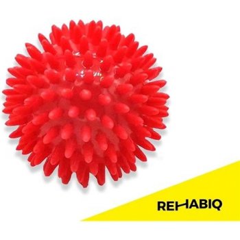Rehabiq Masážní míček ježek červený 8 cm