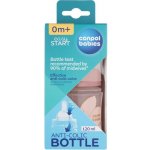 Canpol babies Antikoliková lahev EasyStart Gold růžová 120ml – Zboží Dáma