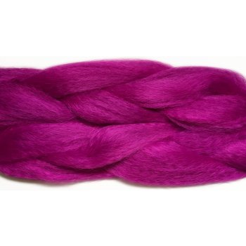 100% jumbo braid - Queen: Jumbo Braid (85g) a DELUXE (55g) Barva: MAGENTA (dark magenta, tmavá magenta), Značka: Queen: Jumbo Braid (85g), Materiál: 100% TOYOKALON