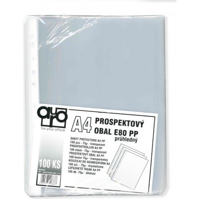 Prospektový obal A4 E80/100ks Auro hladký – Zboží Mobilmania