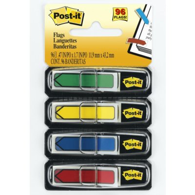 Záložky Post-it 683-RYGB, šipky, 4x24 lístků – Hledejceny.cz