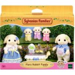 Sylvanian Families 5735 Rodina Flora králíci s trojčaty – Zboží Mobilmania