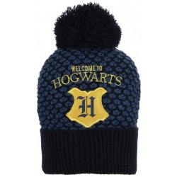 Zimní Čepice Harry Potter Hogwarts zlatý erb