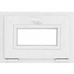 Solid Elements ECO Sklepní okno S1, 60 × 40 cm, jednosklo, 4 komory, bílé W2VNBCZTK1.0026 – Zboží Mobilmania