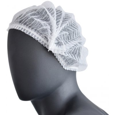 Activeshop Jednorázová ochranná čepice 100 ks bílá – Zbozi.Blesk.cz