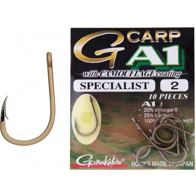 GAMAKATSU G-Carp A1 Camouflage Sand Coated Specialist vel.6 10ks – Zbozi.Blesk.cz