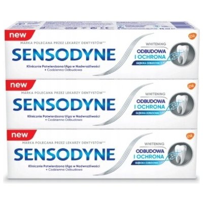 Sensodyne Complete Protection Extra Fres Sensodyne 3x 75 ml – Zbozi.Blesk.cz