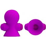 Pretty Love Nipple Sucker Purple vibrační přísavky na bradavky – Hledejceny.cz