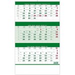 Nástěnný Helma Tříměsíční zelený 2026 – Zboží Dáma