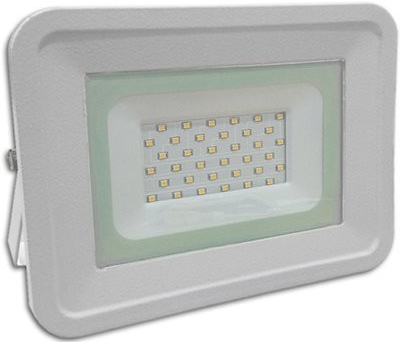 LED venkovní reflektor SLIM SMD CLASSIC2 bílý IP65 30W neutrální bílá