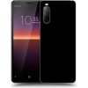 Pouzdro a kryt na mobilní telefon Sony Pouzdro Picasee silikonové Sony Xperia 10 II - Separ - Black On Black 1 černé