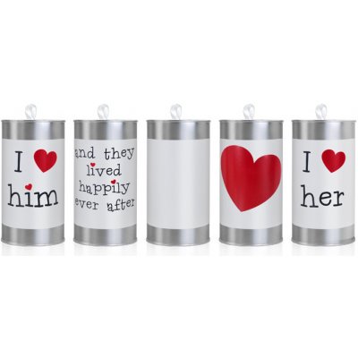 Svatební plechovky za auto, 5 kusů – Zboží Dáma