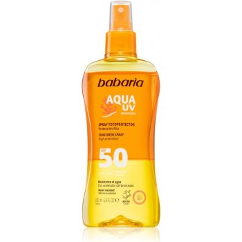 Babaria Sun Aqua UV opalovací spray SPF50 200 ml
