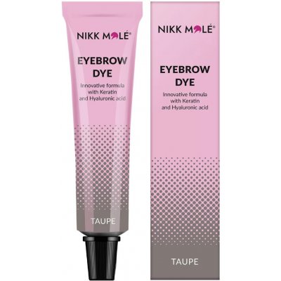 Nikk Mole barva na řasy a obočí Taupe brown šedohnědá 15 ml – Hledejceny.cz