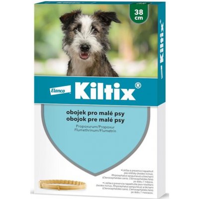 Kiltix Obojek antiparazitní malý 38 cm – Zboží Dáma