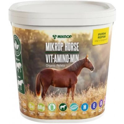 Mikrop Horse Vit-Amino-Min Organic Pellets 15 kg – Hledejceny.cz