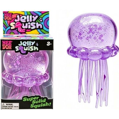 NeeDoh Mačkací Hračka Antistresová Medúza Jelly Squish Senzorická Hračka – Zboží Dáma