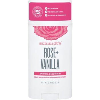 Schmidt's Naturals Rose + Vanila deostick 58 ml