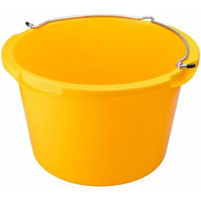 , Nádoba zednická kruhová ZESÍLENÁ 45L s certifikací TÜV/GS, 39046, – Zboží Mobilmania