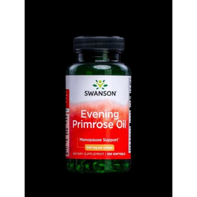 Swanson Evening Primrose Oil Pupalkový Olej 500 mg 100 kapslí – Hledejceny.cz