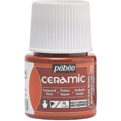 Pébéo Ceramic Barva na keramiku Light Scale Brown 45 ml – Zboží Mobilmania