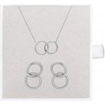 Franco Bene Kroužkový set náušnice a náhrdelník stříbrný 2240 – Zboží Mobilmania