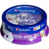 8 cm DVD médium Verbatim DVD+R 8,5GB 8x, Double Layer, AZO, printable, cakebox, 25ks (43667)