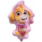 PROCOS Balonek TLAPKOVÁ PATROLA Skye a Everest kulatý růžový foliový 46cm – Zboží Dáma