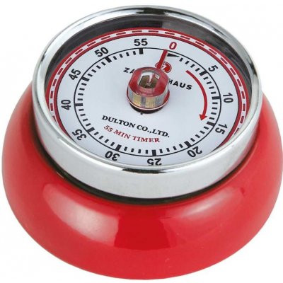 Kuchyňská magnetická minutka Speed Retro červená - Zassenhaus – Zboží Mobilmania