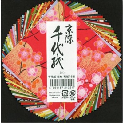 NipponCEC Japonský origami papír Kyozomechiyogami 8,5 x 8,5 cm 30 listů – Sleviste.cz
