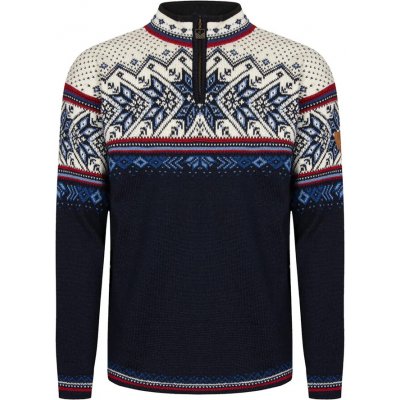 Dale of Norway tradiční svetr z pravé norské vlny Vail modrý – Zboží Mobilmania
