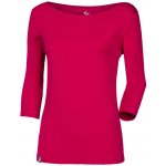 Progress Dámské bambusové triko s 3/4 rukávem višňová – Zboží Dáma