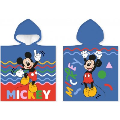 Carbotex Dětské pončo Veselý Mickey Mouse 50 x 110 cm – Sleviste.cz