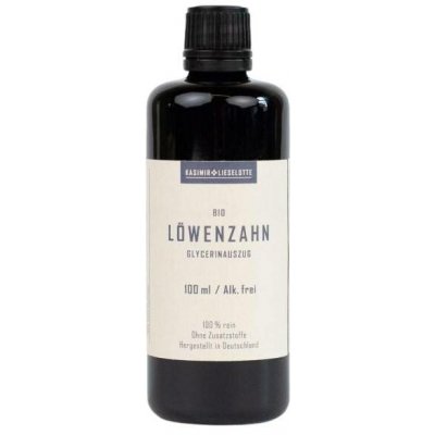 Kasimir + Lieselotte Pampelišková tinktura bez alkoholu 100 ml, bio vegan – Hledejceny.cz