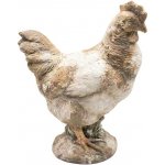 Clayre & Eef Béžová antik dekorativní figurka venkovská slepička 34*18*44 cm – Hledejceny.cz