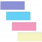 Obálka plastová ZIP 190 x 70 mm ErichKrause Diagonal Pastel mix barev – Zboží Dáma