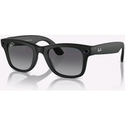 Meta Ray-Ban Wayfarer, AI brýle, Matte Black, Polarized Gradient Graphite – Zboží Živě
