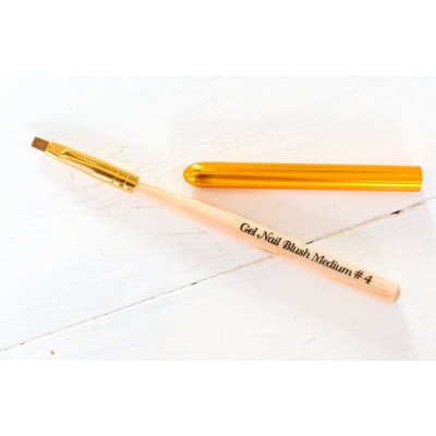 Nehtyprofi Štětec přírodní vlas č. 4 plochý rovný – Hledejceny.cz