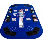 Garthen M57302 Skládací pokerová podložka - modrá – Zboží Dáma