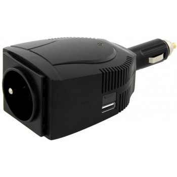 Carspa 12V/230V+USB 100W CAR1001 modifikovaná sinusovka