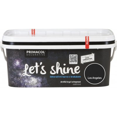 Primacol Decorative Lets Shine dekorativní barva s brokátem, Los Angeles, 2 l