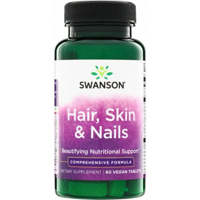 Swanson Hair Skin i Nails 60 tablet – Hledejceny.cz