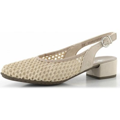 Rieker síťované lodičky s volnou patou 47060-60 crema – Hledejceny.cz