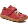 Dětské polobotky a mokasíny Froddo Sneakersy Barefoot Elastic G3130241-5 červená