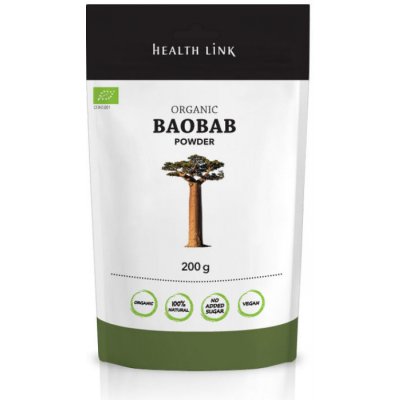 HEALTH LINK Baobab prášek BIO 200 g – Zboží Dáma