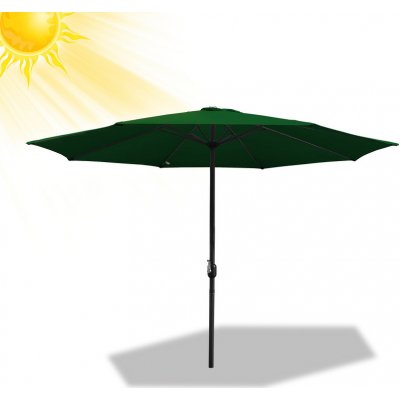 Fiqops 2,7 m slunečník UV40+ Naklápěcí slunečník Zahradní slunečník Beach Umbrella，Zelená – Zboží Mobilmania