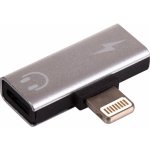 AKYGA Adaptér Apple Lightning zásuvka x2,vidlice Apple Lightning – Zboží Živě