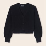 Mayoral 6331-89 dívčí černý crop svetřík – Zboží Dáma